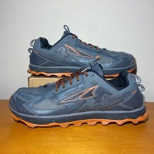 Altra Mens Lone Peak AL0A4PE5280 Trail Running Hiking Gray Shoes Size 12